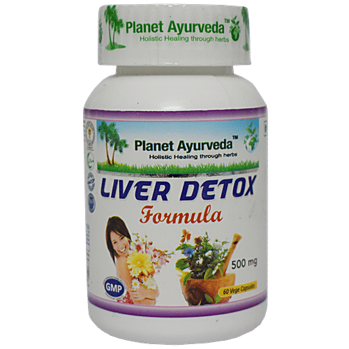 Planet Ayurveda Liver Detox Formula Capsules, 60 pcs  
