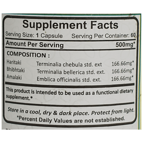 Buy Ayurveda Triphala Capsules Online at Best Price of Rs 1350