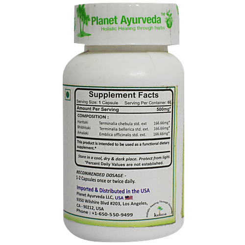 Buy Ayurveda Triphala Capsules Online at Best Price of Rs 1350