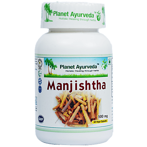 Planet Ayurveda Manjishtha Capsules, 60 pcs