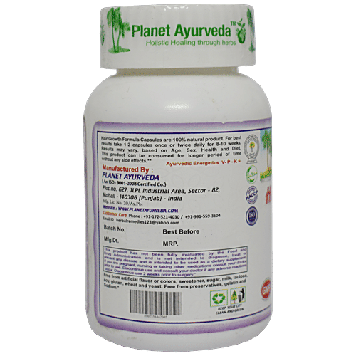 Buy Ayurveda Hair Growth Formula Capsules Longer & Thicker
