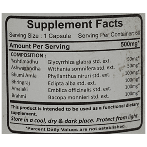 Buy Ayurveda Hair Growth Formula Capsules Longer & Thicker