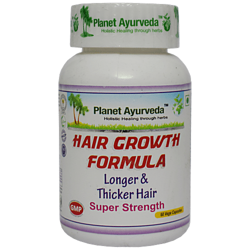 Buy Ayurveda Hair Growth Formula Capsules Longer & Thicker