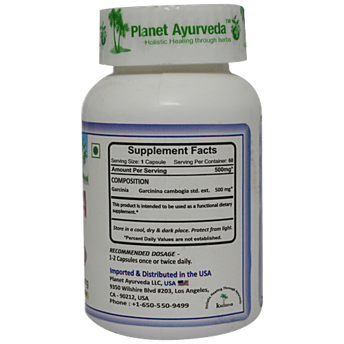 Buy Ayurveda Garcinia Capsules Online at Best Price of Rs 1350 bigbasket