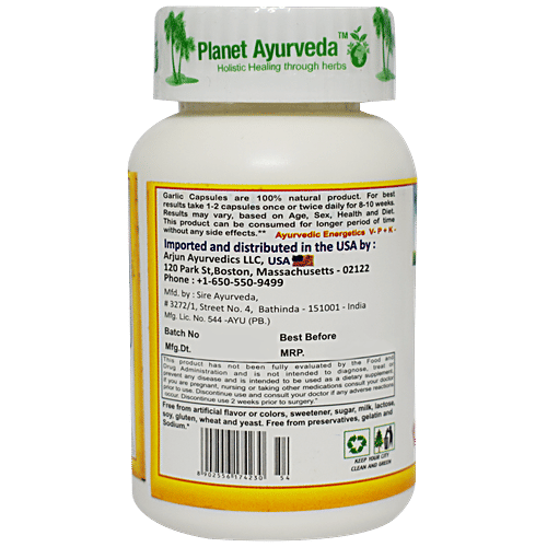 Buy Ayurveda Garlic Capsules Online at Best Price of Rs 1350