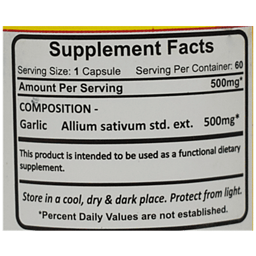 Buy Ayurveda Garlic Capsules Online at Best Price of Rs 1350