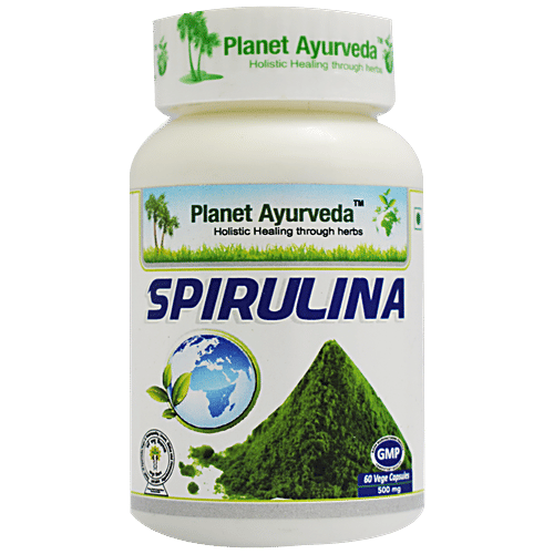 Buy Ayurveda Spirulina Capsules Online at Best Price of Rs 1350
