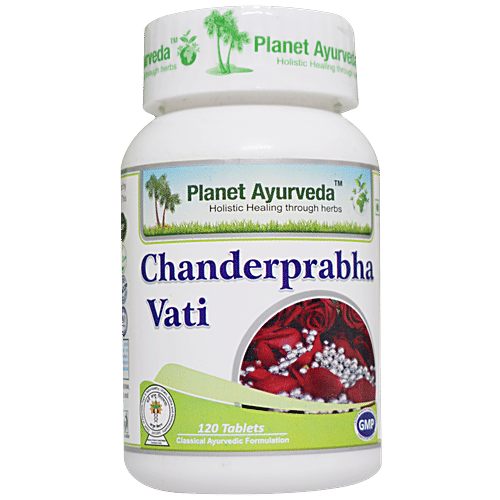 Buy Ayurveda Chanderprabha Vati Tablets Online at Best Price of