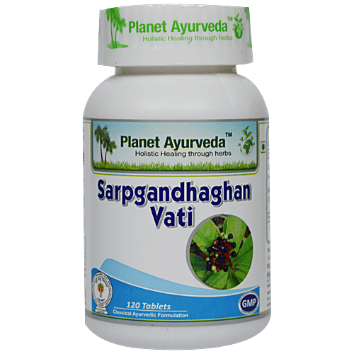 Buy Ayurveda Sarpgandhaghan Vati Tablets Online at Best Price of