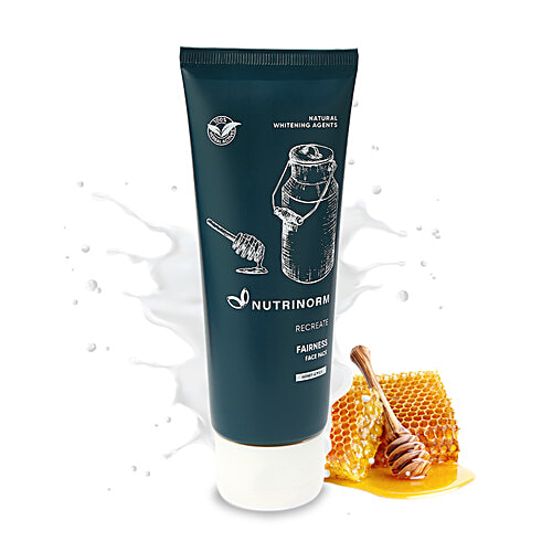 Nutrinorm Recreate Fairness Face Pack - With Honey & Milk, 100 ml
