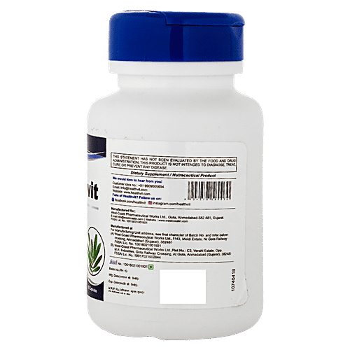 Healthvit Arjunavit 250 mg Capsules - Maintain Heart Health, 60 pcs  