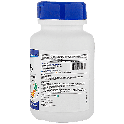 Healthvit Ginlife Capsule - With Korean Ginseng Extract, Boosts Immune System & Stamina, 60 pcs  