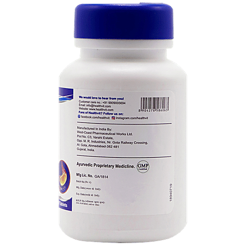 Buy Healthvit RCol Activated Charcoal 500 mg Tablets Natural