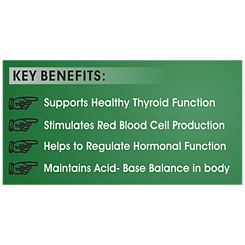 Healthvit Kelp Capsule - Supports Healthy Thyroid Functions, 60 pcs