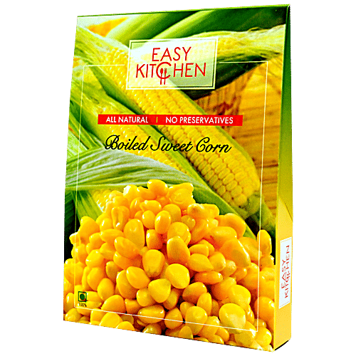 Easy Kitchen Boiled Sweet Corn - Natural, No Preservatives, 325 g