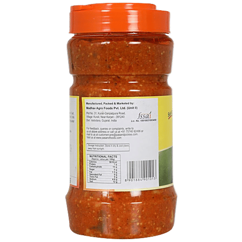 Buy Pasand Mango Pickle 100 Vegetarian Online at Best Price of Rs