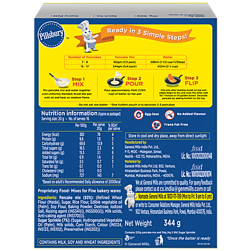 Pillsbury Pancake Mix - Funfetti, 344 g