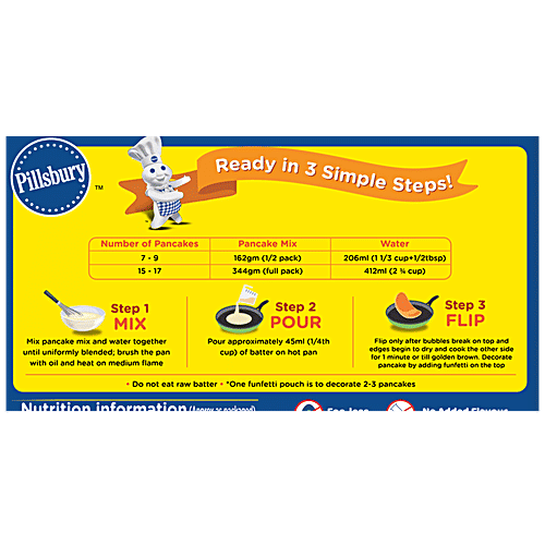 Pillsbury Pancake Mix - Funfetti, 344 g