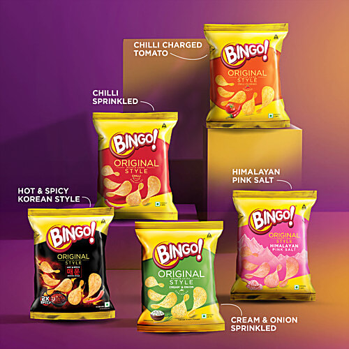 Bingo! Original Style Salt Sprinkled Potato Chips, 85 g  
