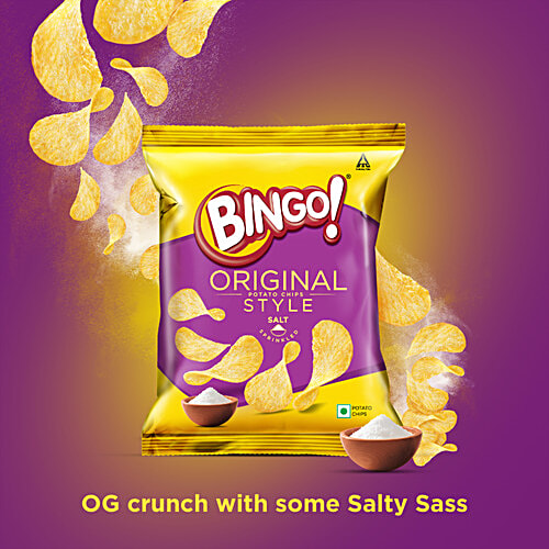 Bingo! Original Style Salt Sprinkled Potato Chips, 85 g  