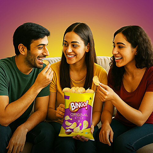Bingo! Original Style Salt Sprinkled Potato Chips, 85 g  