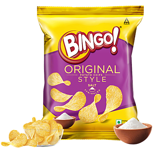 Bingo! Original Style Salt Sprinkled Potato Chips, 85 g  