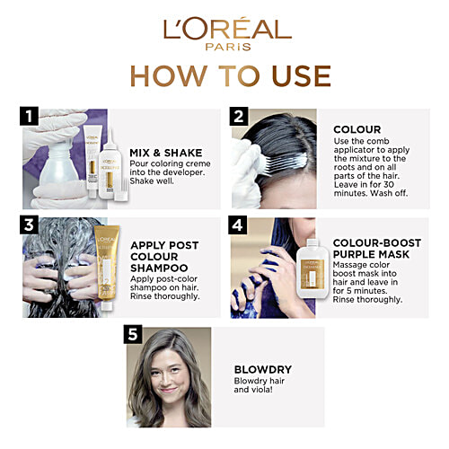 L'Oreal Paris Excellence Fashion Highlights Hair Colour, 172 ml 9.13 Golden Beige Blonde