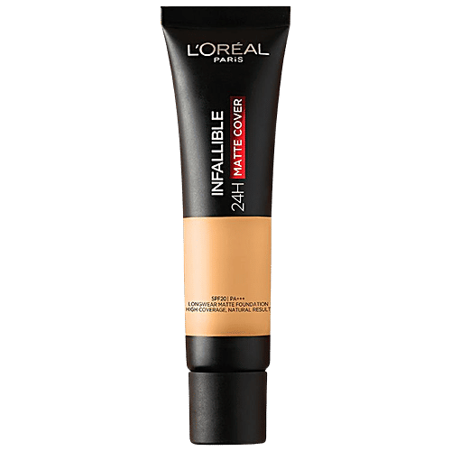 L'Oreal Paris Liquid Foundation - Infallible 24H Matte Cover, 35 ml 123 Natural Vanilla 