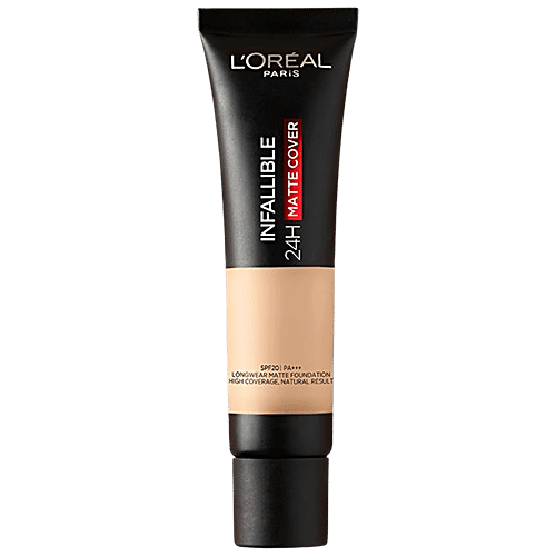 L'Oreal Paris Liquid Foundation - Infallible 24H Matte Cover, 35 ml 125 Natural Rose 