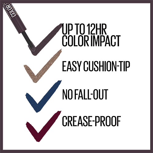 Maybelline New York Color Strike Eyeshadow Pen - Matte Finish With No Fallout, 0.36 g Crave