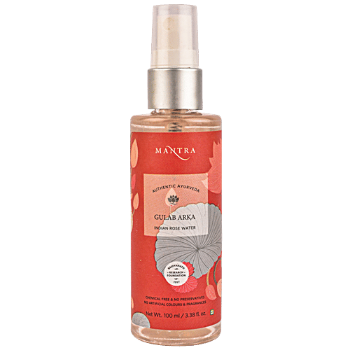 Mantra Herbal Gulab Arka Indian Rose Water - Chemical Free, 100 ml  