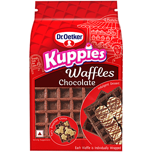 Dr.Oetker Kuppies Chocolate Waffle, 180 g