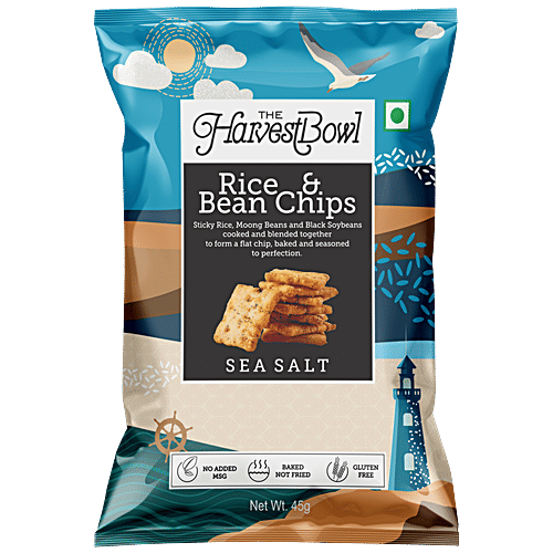 Buy The Harvest Bowl Rice & Bean chips Sea Salt Online at Best Price of Rs 99 bigbasket