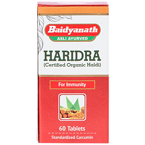Baidyanath Haridra Tablets - Jhansi, For Immunity, 60 pcs  