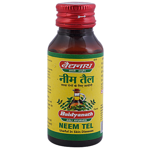 Baidyanath Neem Tel - Jhansi, Useful In Skin Disease, 50 ml  