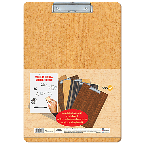 Buy Navneet Youva Wooden Exam Board 240 mm x 345 mm Online at Best