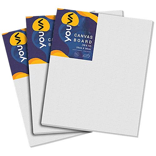 Navneet Youva Canvas Board - 10" x 12", 1 pc