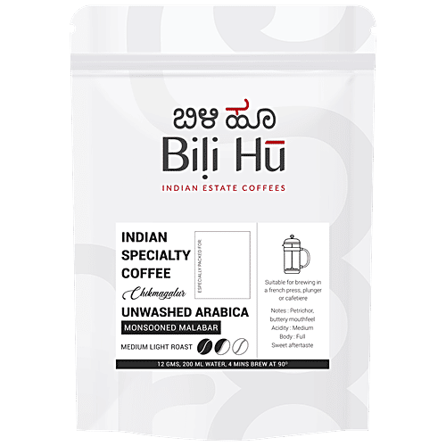 Buy Bili Hu Coffees Speciality Estate Coffee Monsooned Malabar Medium