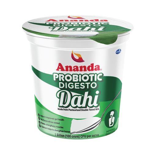 Ananda Dahi - Probiotic Digesto, Improves Gut Health, 350 g Cup 