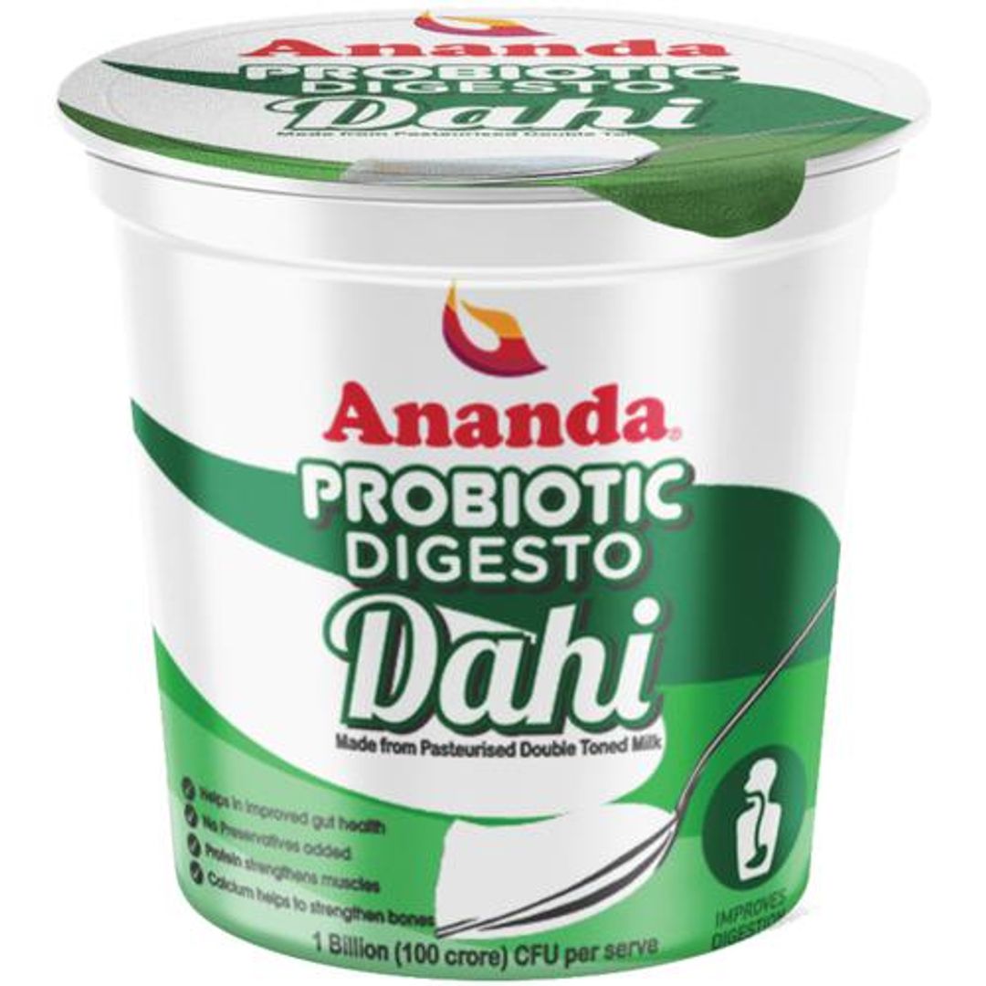 Ananda Dahi - Probiotic Digesto, Improves Gut Health, 330 g Cup