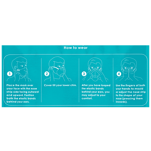 Hi Life KN95 Protective Face Mask - Multi Layered, 1 pc  