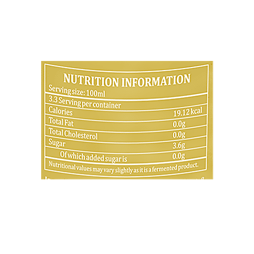 Healthy Gut Kombucha Natural Drink - With Star Anise & Basil, Vegan, Gluten Free, 330 ml  