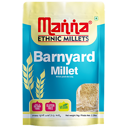 Manna Barnyard Millet / Khira / Swank / Kuthiraivally / Udalu / Kodisama / siridhanya, 1 kg  
