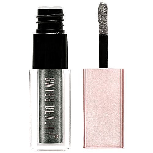 Swiss Beauty Metallic Liquid Eyeshadow, 2.25 ml Molten Midnight 