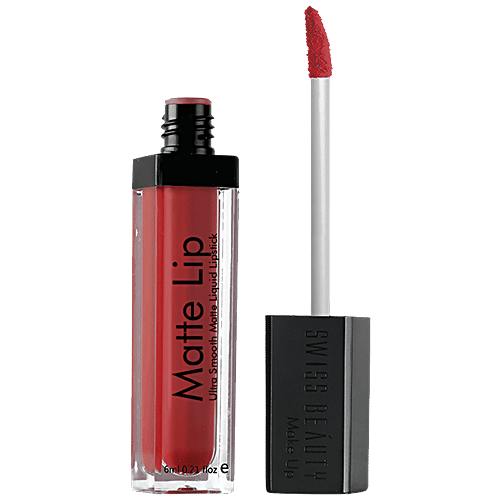 Swiss Beauty Ultra-Smooth Matte Liquid Lipstick, 6 ml Wine Red 