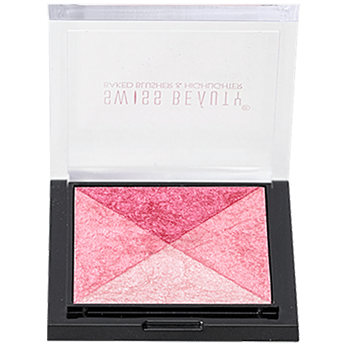 Swiss Beauty Baked Blusher & Highlighter - SB-806, 7 g Shade-03 
