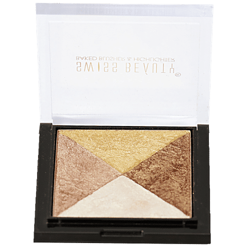 Swiss Beauty Baked Blusher & Highlighter - SB-806, 7 g Shade-06