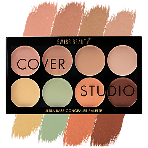 Swiss Beauty Ultra-Base Concealer Palette, 16 g Shade-03 
