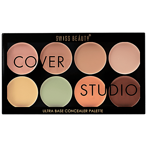 Swiss Beauty Ultra-Base Concealer Palette, 16 g Shade-03 