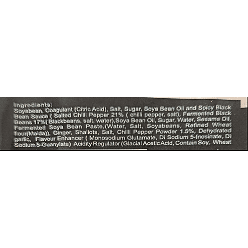 Mooz Tofu With Black Bean Sauce, 240 g  High Protein
 Rich in Calcium
 Vegetarian Protein